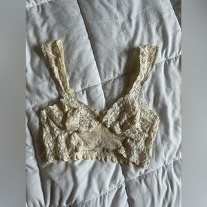 Vintage cream lace top